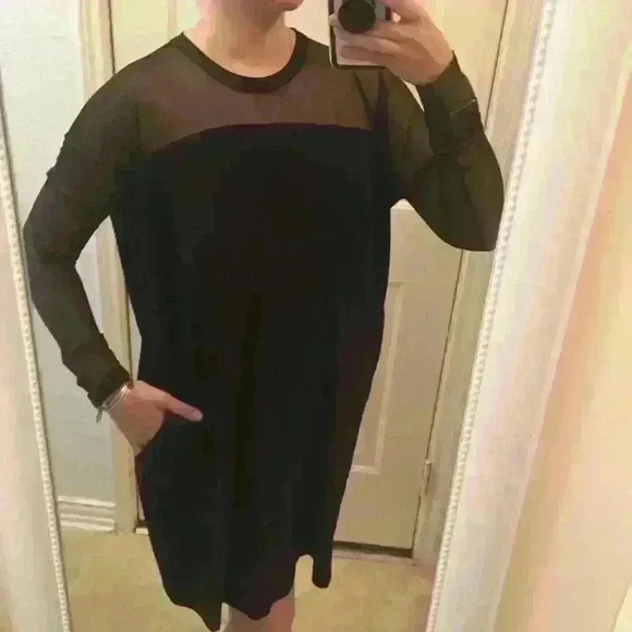 KAMALIKULTURE by Norma Kamali illusion top dress Sz small - Picture 10 of 11